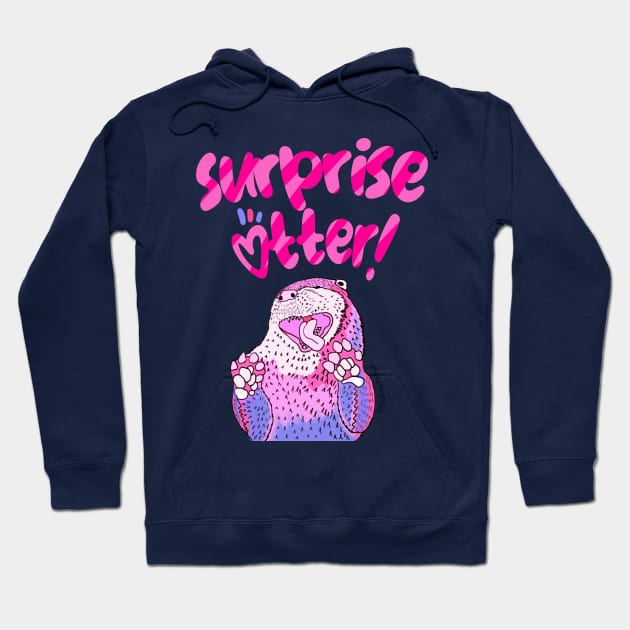 Surprise Otter! Hoodie by marv42